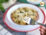 Tortellini med parmesan, skinka och basilika - Beredning etape 9