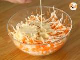 Amerikansk coleslaw (kål- och morotssallad) - Beredning etape 4