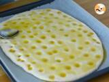 Focaccia, italienskt bröd med rosmarin - Beredning etape 5