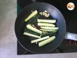 Zucchini med citron och fetaost - Beredning etape 2