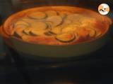 Clafoutis med zucchini och getost - Beredning etape 3