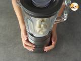 Vegansk bananmilkshake - Beredning etape 2