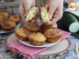 Muffins med zucchini och getost - Beredning etape 4