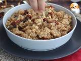 Vegetarisk risotto med soltorkade tomater och champinjoner - Beredning etape 5