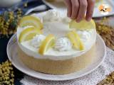 Citroncheesecake utan bakning - Beredning etape 5