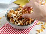 Popcorn med karamell - Beredning etape 7