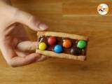 Shortbread kex med m&m's - Beredning etape 7