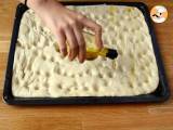 Focaccia blommor - focaccia konst - Beredning etape 6