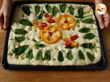 Focaccia blommor - focaccia konst - Beredning etape 8