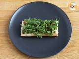 Sandwich med rökt ankbröst, soltorkade tomater, ruccola och balsamvinäger - Beredning etape 1