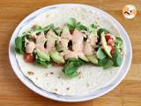 Sandwich wrap med chorizo, avokado och tomat - Beredning etape 2