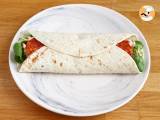 Sandwich wrap med chorizo, avokado och tomat - Beredning etape 4