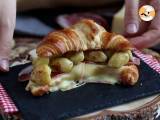 Raclette-croissantmacka för en utsökt brunch! - Beredning etape 5