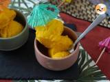 Mangosorbet med lime - bara 3 ingredienser, klar på 5 minuter! - Beredning etape 4