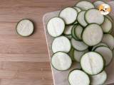 Courgettechips med Air Fryer - Beredning etape 1