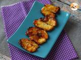 Halloumi med honung grillad i Air Fryer - Beredning etape 4