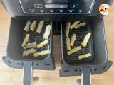 Zucchinifrites i Air fryer - Beredning etape 5