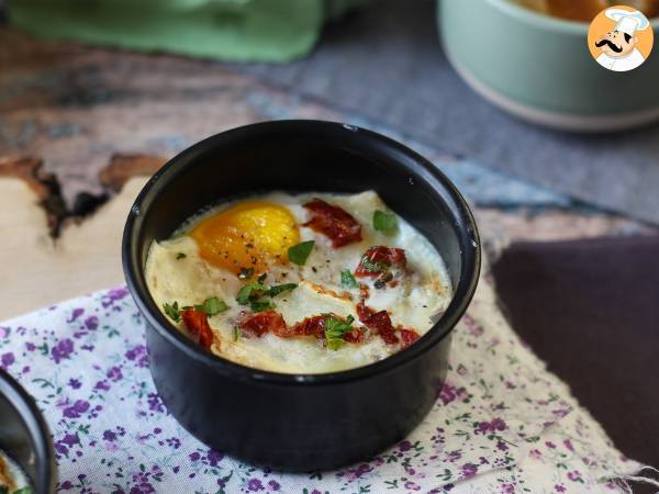 Ägggryta med getost och soltorkade tomater i Air Fryer! - foto 6