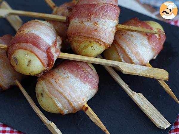 Aperitifspett med potatis och rökt bacon - foto 4