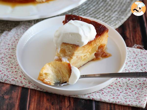 Äppel- och karamellpudding med croissanter - foto 3