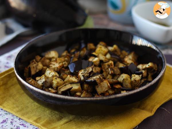 Auberginer i fritös: den lätta sidorätten som är klar på nolltid