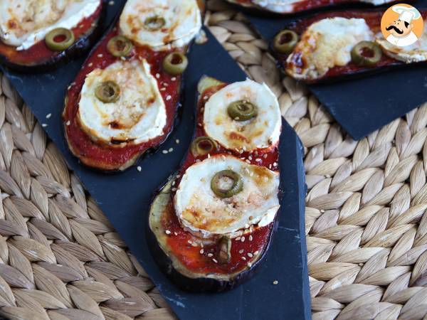 Auberginetoast med tomat- och getostcoulis - foto 2