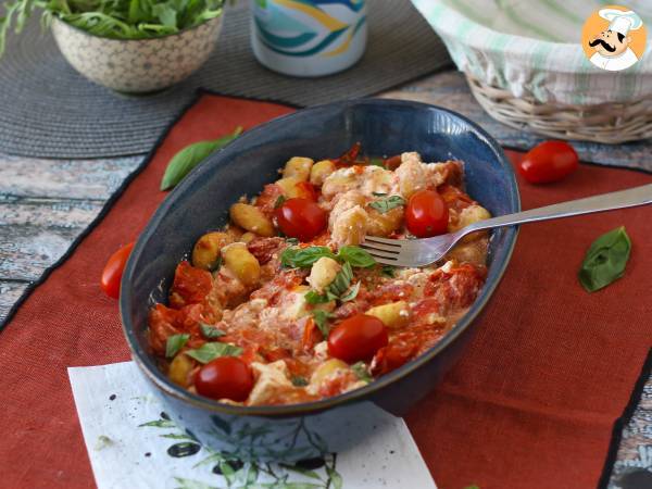 Bakad feta gnocchi med Airfryer, en supersnabb rätt med körsbärstomater och feta! - foto 4