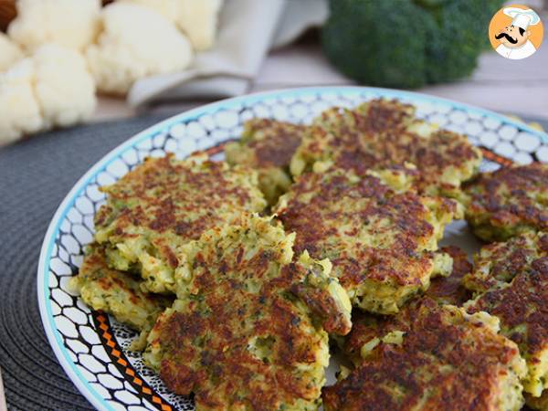 Biffar av blomkål och broccoli med curry - foto 4