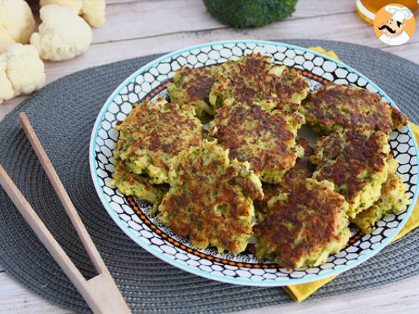 Biffar av blomkål och broccoli med curry - foto 5