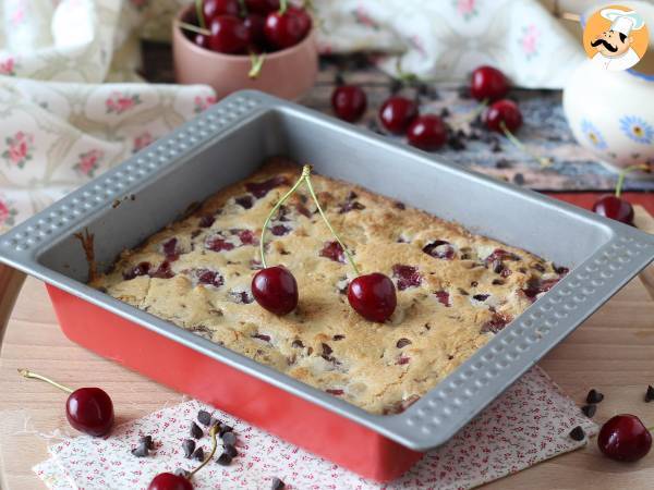 Blondie körsbär och choklad, den perfekta krispiga och fondanta kakan - foto 4