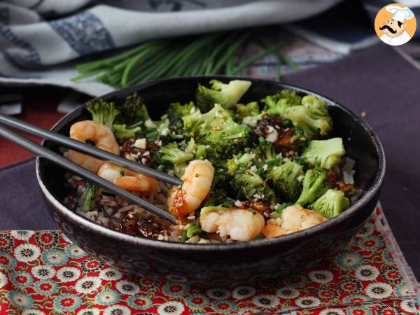 Broccoli och räkor i en kryddig koreansk sås - en enkel, balanserad och kryddig måltid - foto 3