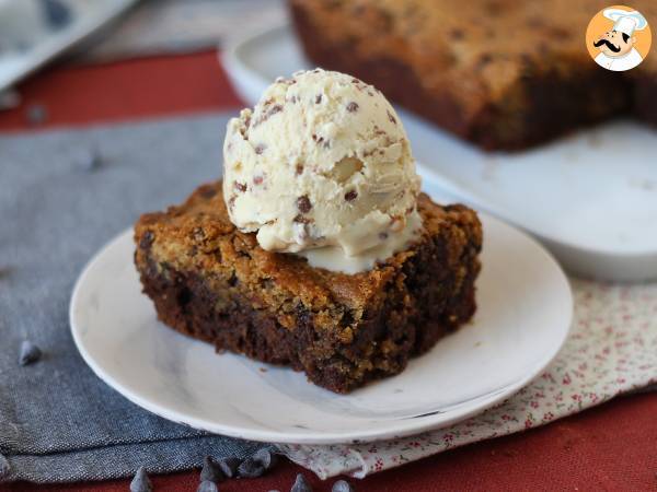 Brookies, den perfekta kombinationen av en brownie och en kaka