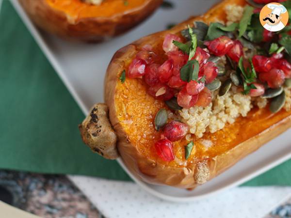 Butternut fylld med quinoa och granatäpple - foto 5