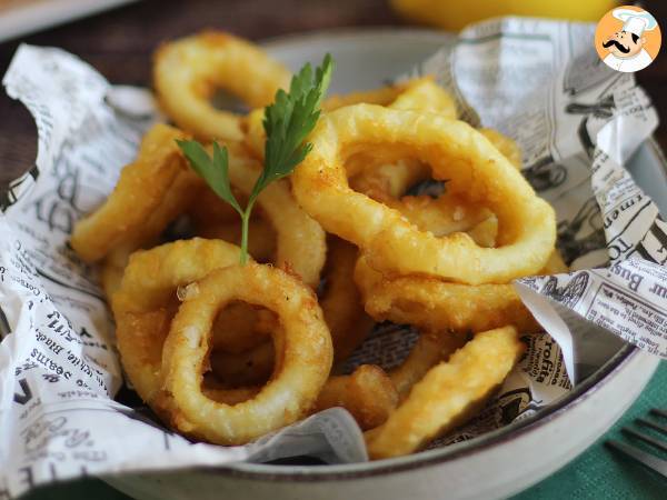 Calamares a la romana - panerad bläckfisk i smet - foto 3