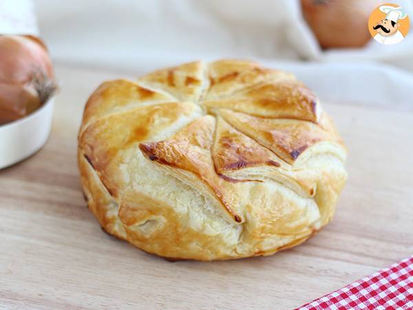 Camembert smördeg med skinka och lök - foto 3