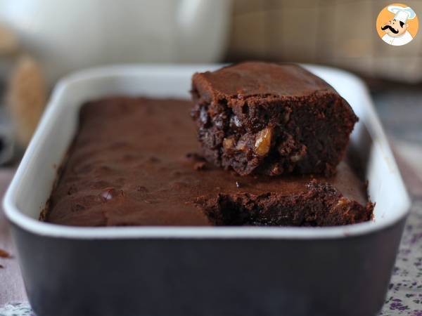 Choklad- och valnötsbrownie i luftfritösen - foto 5