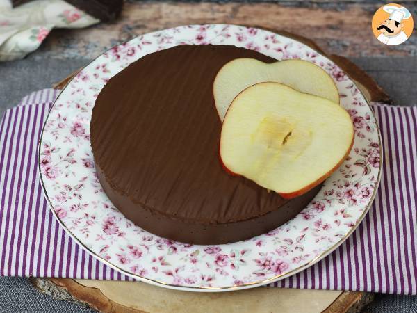 Chokladäpple fudge, en superenkel dessert att göra med bara 2 ingredienser! - foto 3