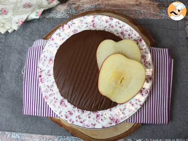 Chokladäpple fudge, en superenkel dessert att göra med bara 2 ingredienser! - foto 5