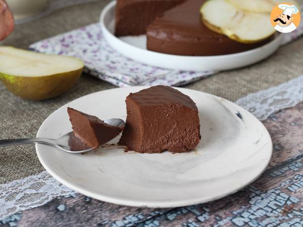 Chokladpäronfudge, en superenkel dessert att göra med bara 2 ingredienser! - foto 3