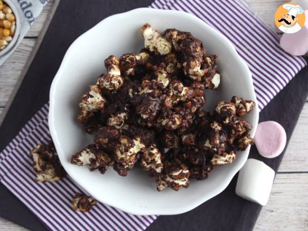 Chokladpopcorn och marshmallow - foto 4