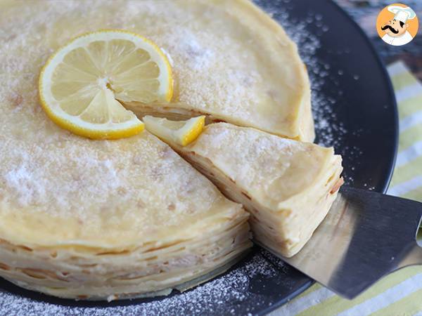 Citronpannkakstårta