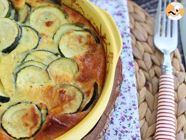 Clafoutis med zucchini och getost - foto 3