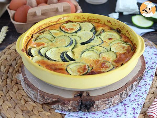 Clafoutis med zucchini och getost - foto 5