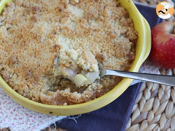 Extra krispig och smältande äpple-päron-crumble - foto 3