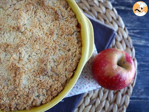 Extra krispig och smältande äpple-päron-crumble - foto 4