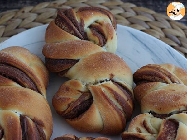 Flätade bullar med Nutella - foto 3