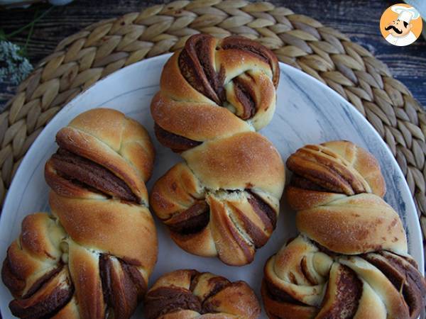 Flätade bullar med Nutella - foto 4