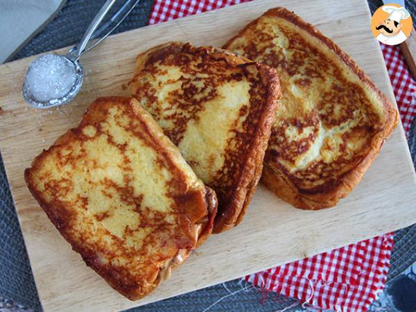 Fransk toast med jordnötssmör och sylt - foto 2