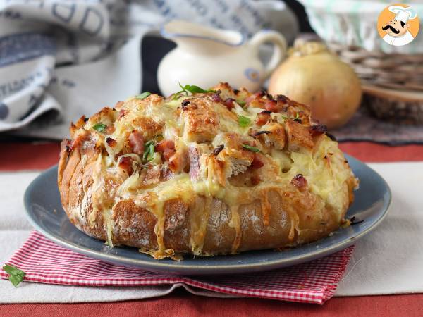 Fyllt igelkottsbröd i tartiflette-stil - foto 4