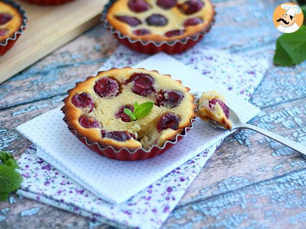 Glutenfri mini clafoutis med körsbär - foto 3